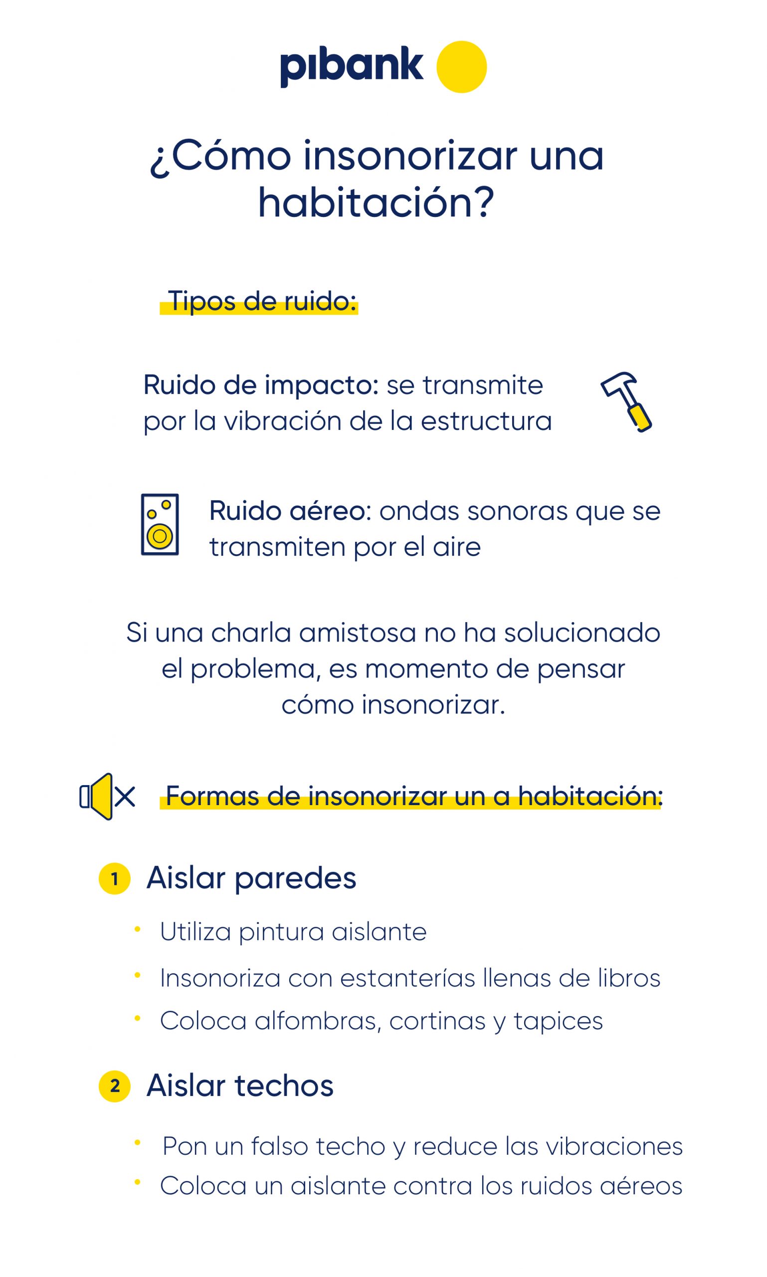 Insonorización y Aislamiento acústico para ruidos de vecinos